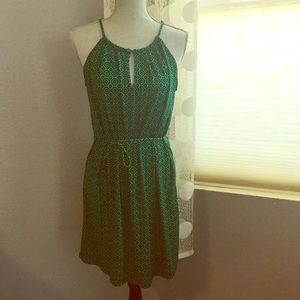 Banana Republic Green Keyhole Dress